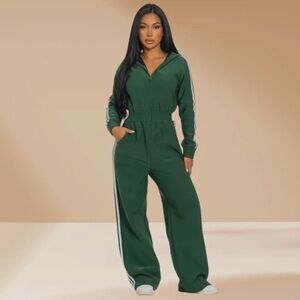 Women's Hooded Jumpsuit
